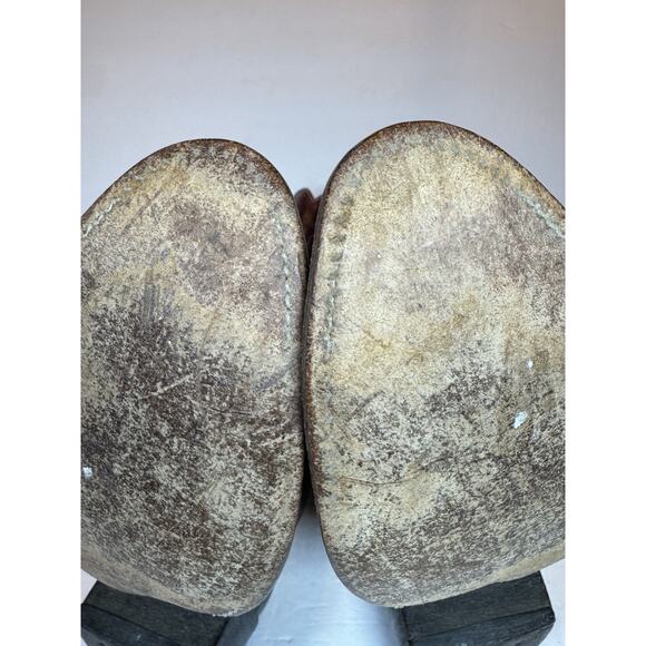 Size 12 D Tony Lama 2022 Brown Cowboy Boots Leather - Picture 14 of 14